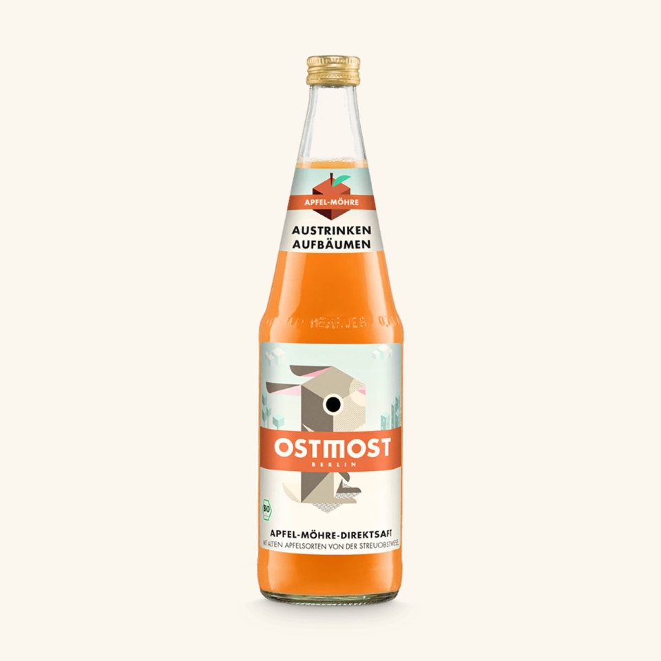 Flasche Apfel-Möhre