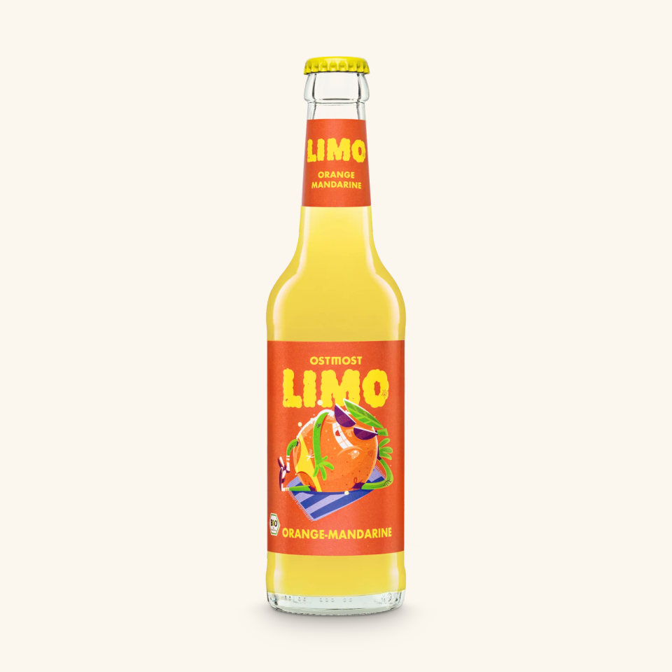 Flasche Orange Mandarine